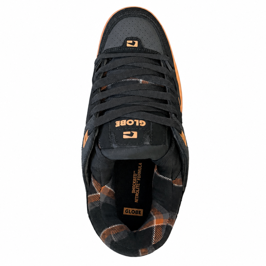 GLOBE FUSION BLACK/TARTAN