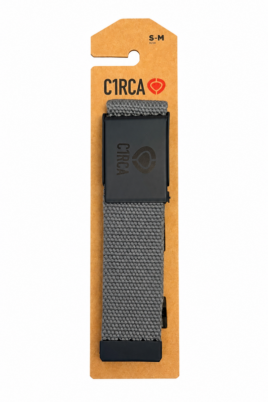 C1RCA WEBBING BELT – ASH