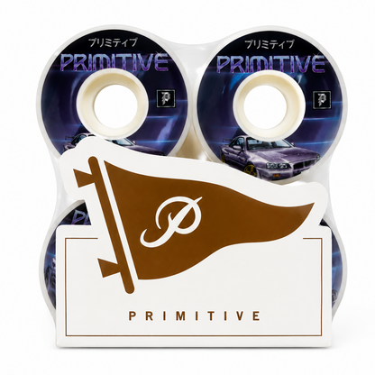 PRIMITIVE RPM TEAM WHEELS 54MM – WHITE