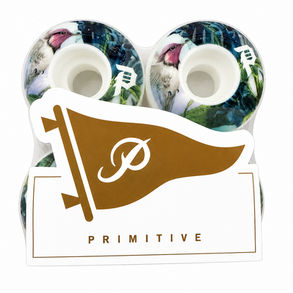 PRIMITIVE HUMMING TEAM WHEELS 53MM – WHITE