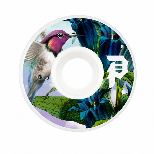 PRIMITIVE HUMMING TEAM WHEELS 53MM – WHITE