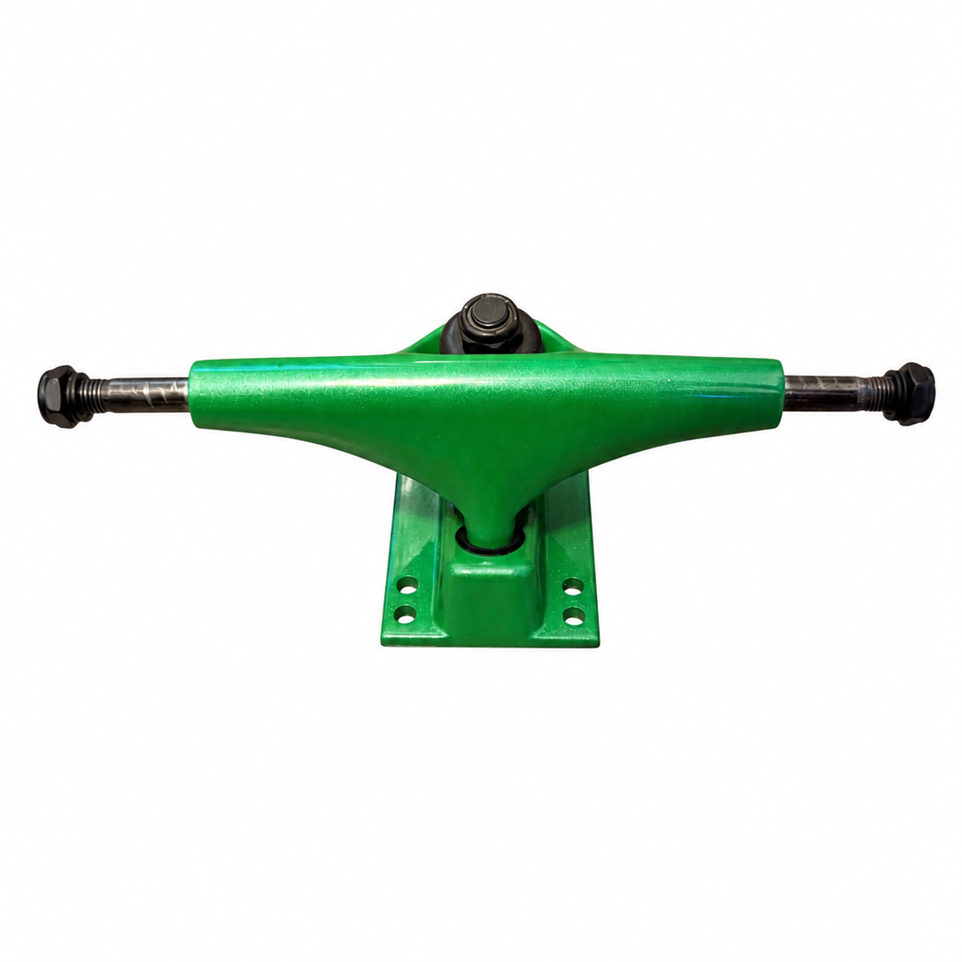 BLANK 5.25" Skateboard Trucks - Metallic Green