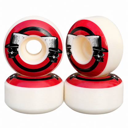 Blank Wheels - Derby Graphic White Wheel 52mm 100A