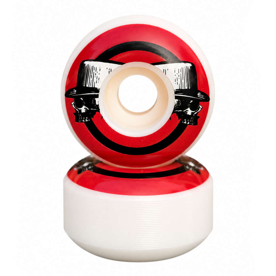 Blank Wheels - Derby Graphic White Wheel 52mm 100A