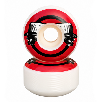 Blank Wheels - Derby Graphic White Wheel 52mm 100A