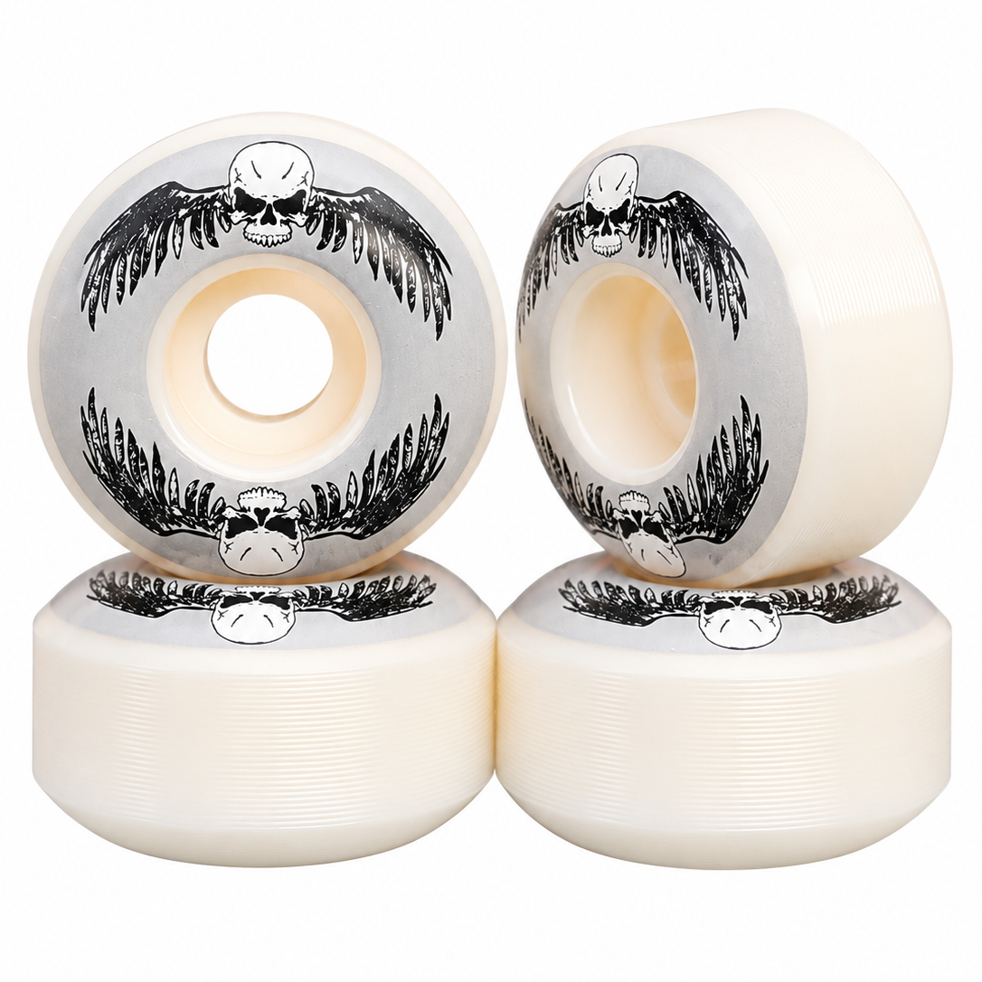Blank Wheels - Skull Wing White 52mm 100A