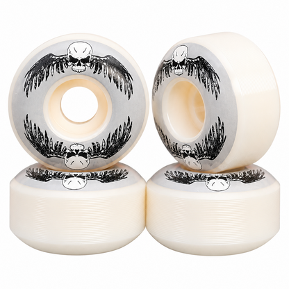 Blank Wheels - Skull Wing White 52mm 100A